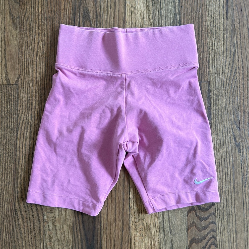 NWOT Nike Pink Biker Shorts